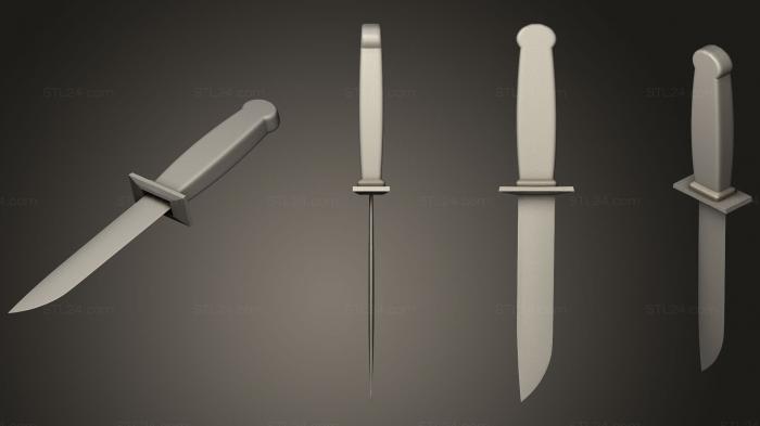 Оружие (Ножи 02 11, WPN_0124) 3D модель для ЧПУ станка